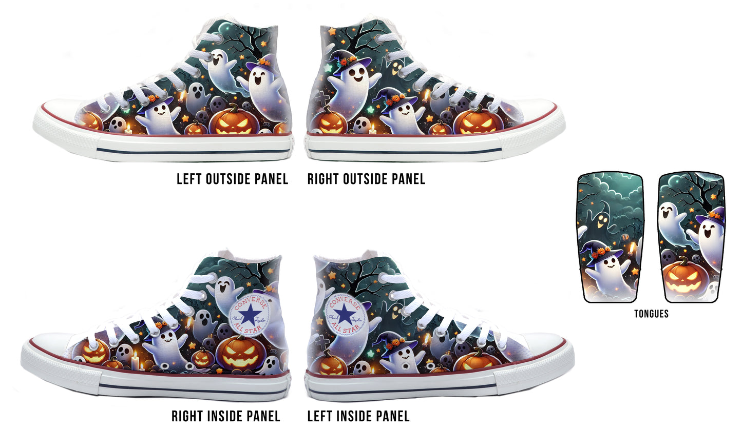 Boo-tiful Converse Chucks High Top Shoes