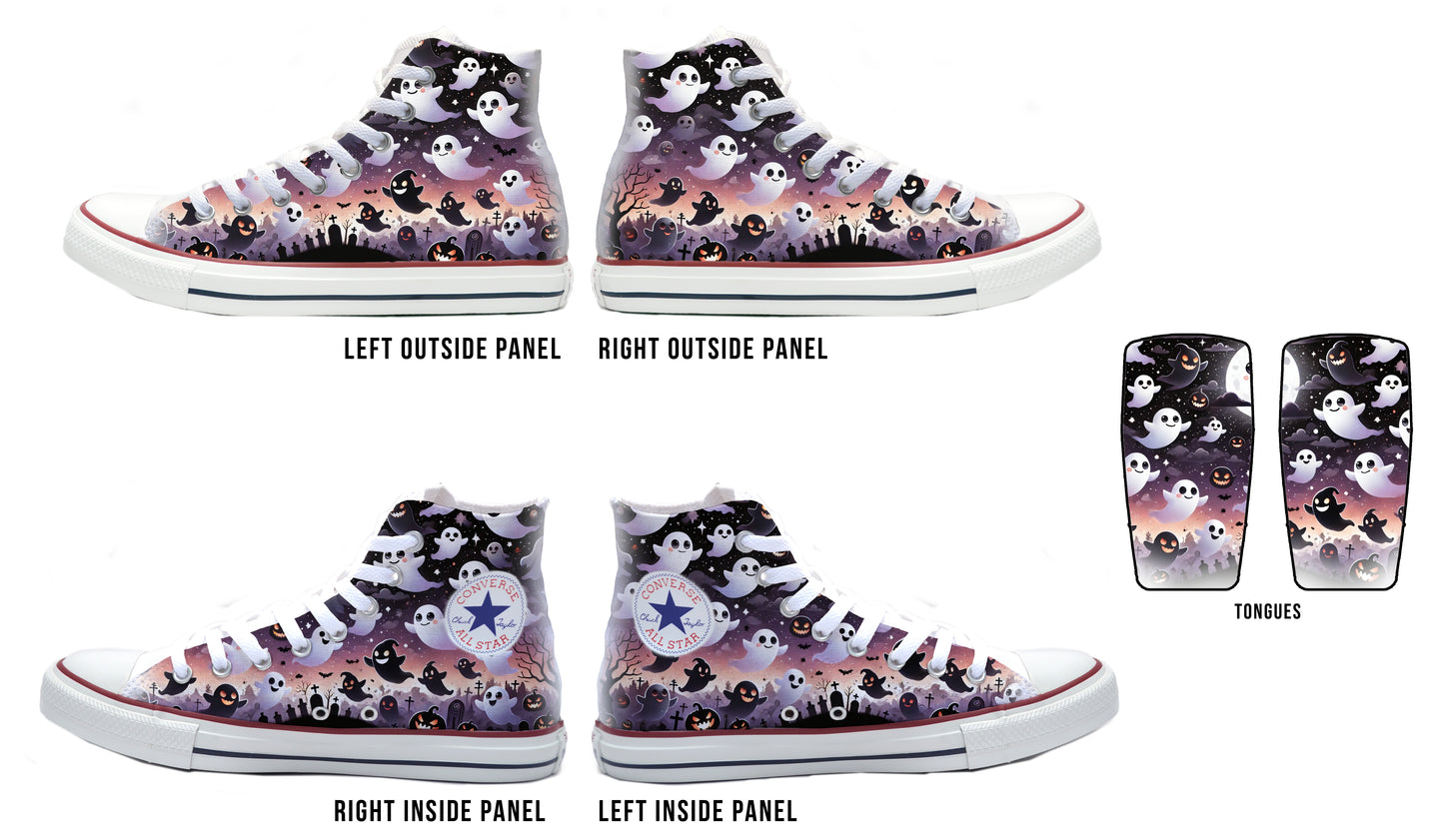 Ghost Whisperer Converse Chucks High Top Shoes