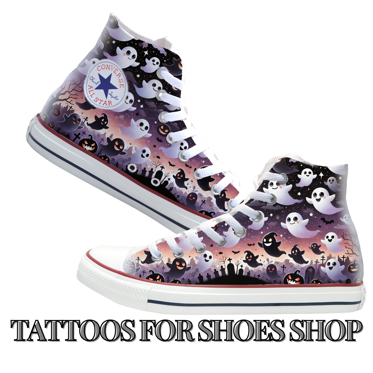 Ghost Whisperer Converse Chucks High Top Shoes