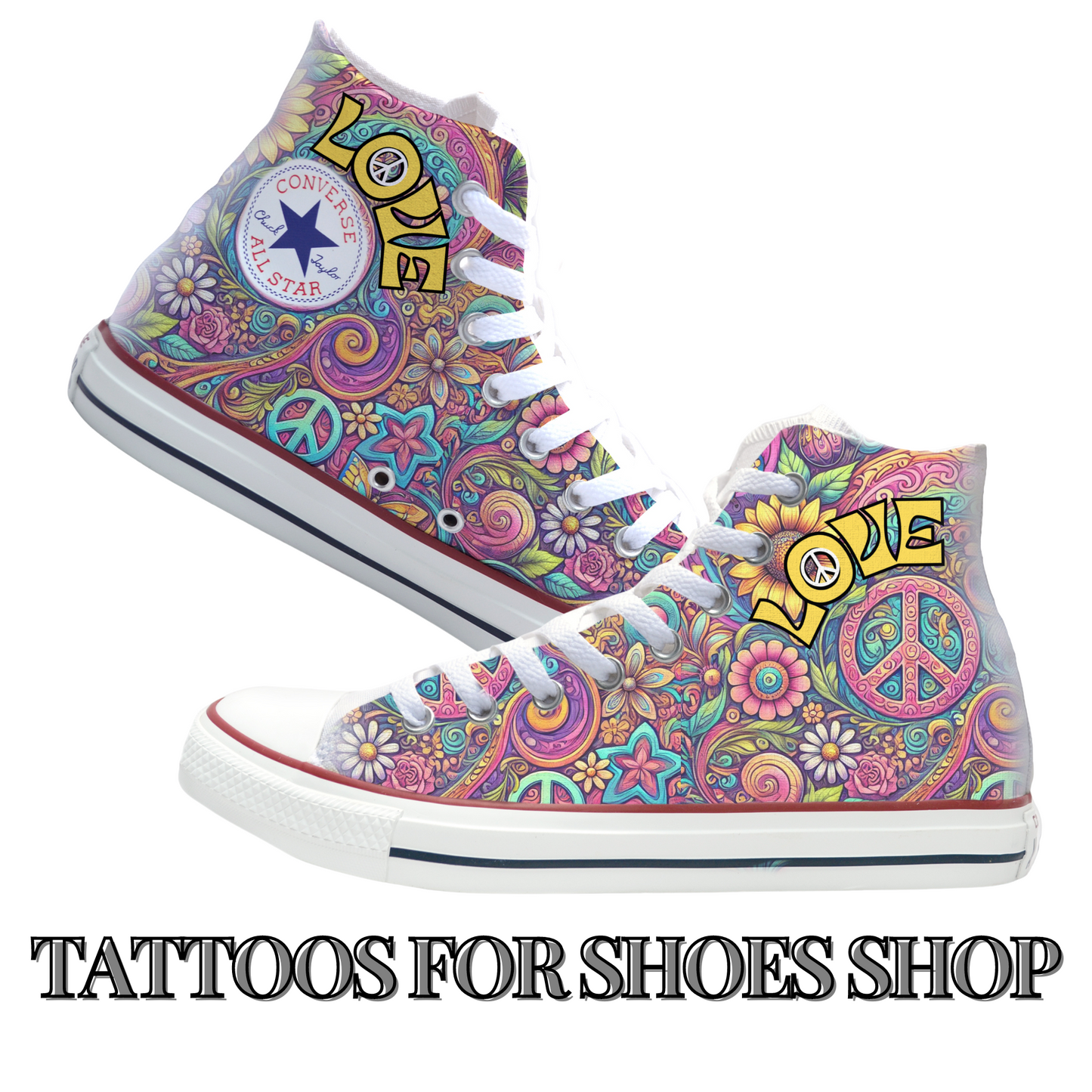 Groovy Soles Series 003 Converse Chucks High Top Shoes