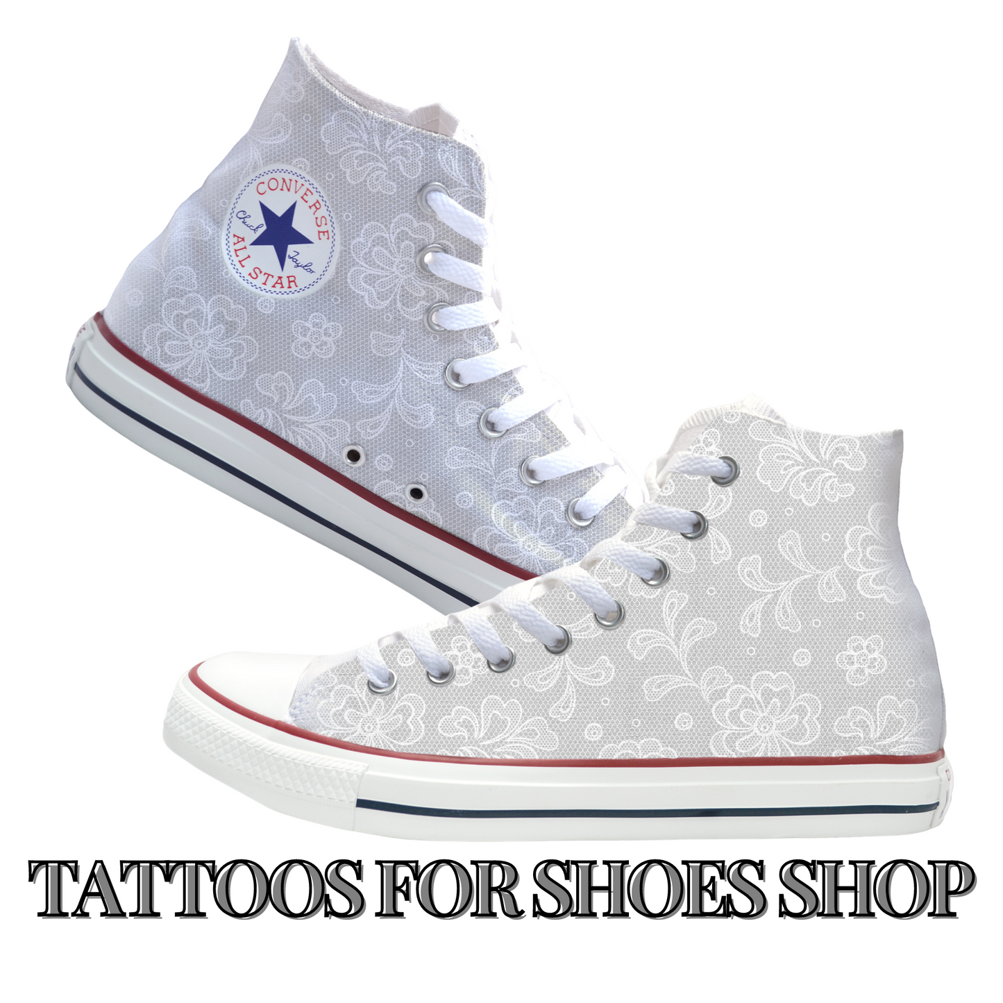 Lace & Love Converse Chucks High Top Shoes