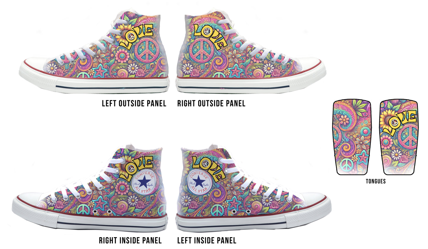 Groovy Soles Series 003 Converse Chucks High Top Shoes