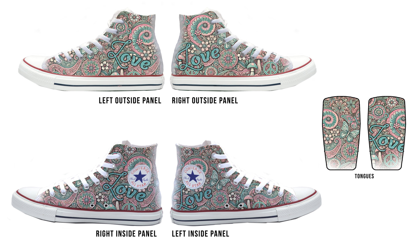 Groovy Soles Series 005 Converse Chucks High Top Shoes