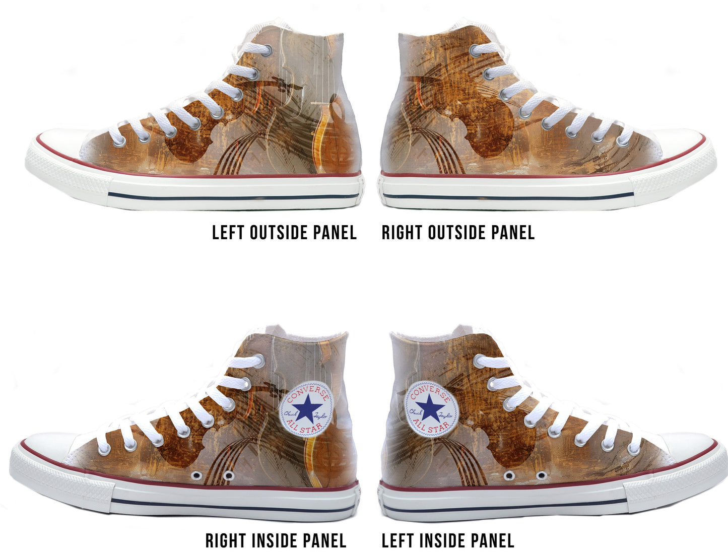 Music Movement Converse Chucks High Top Shoes