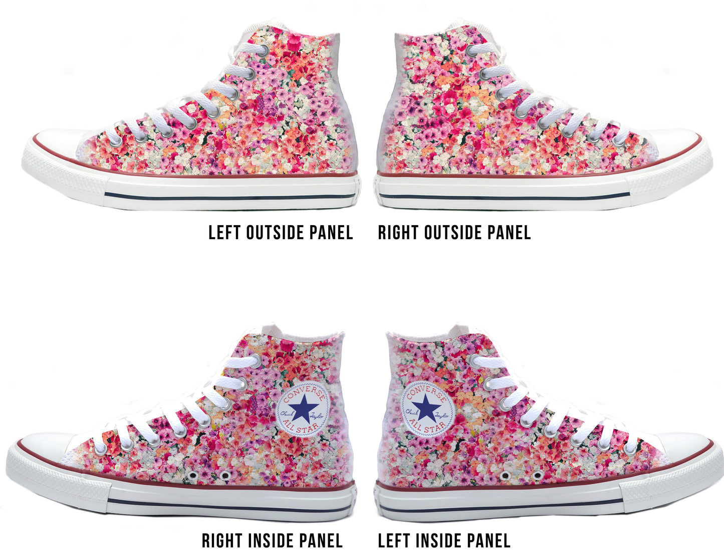 Flower Market Converse Chucks High Top Shoes