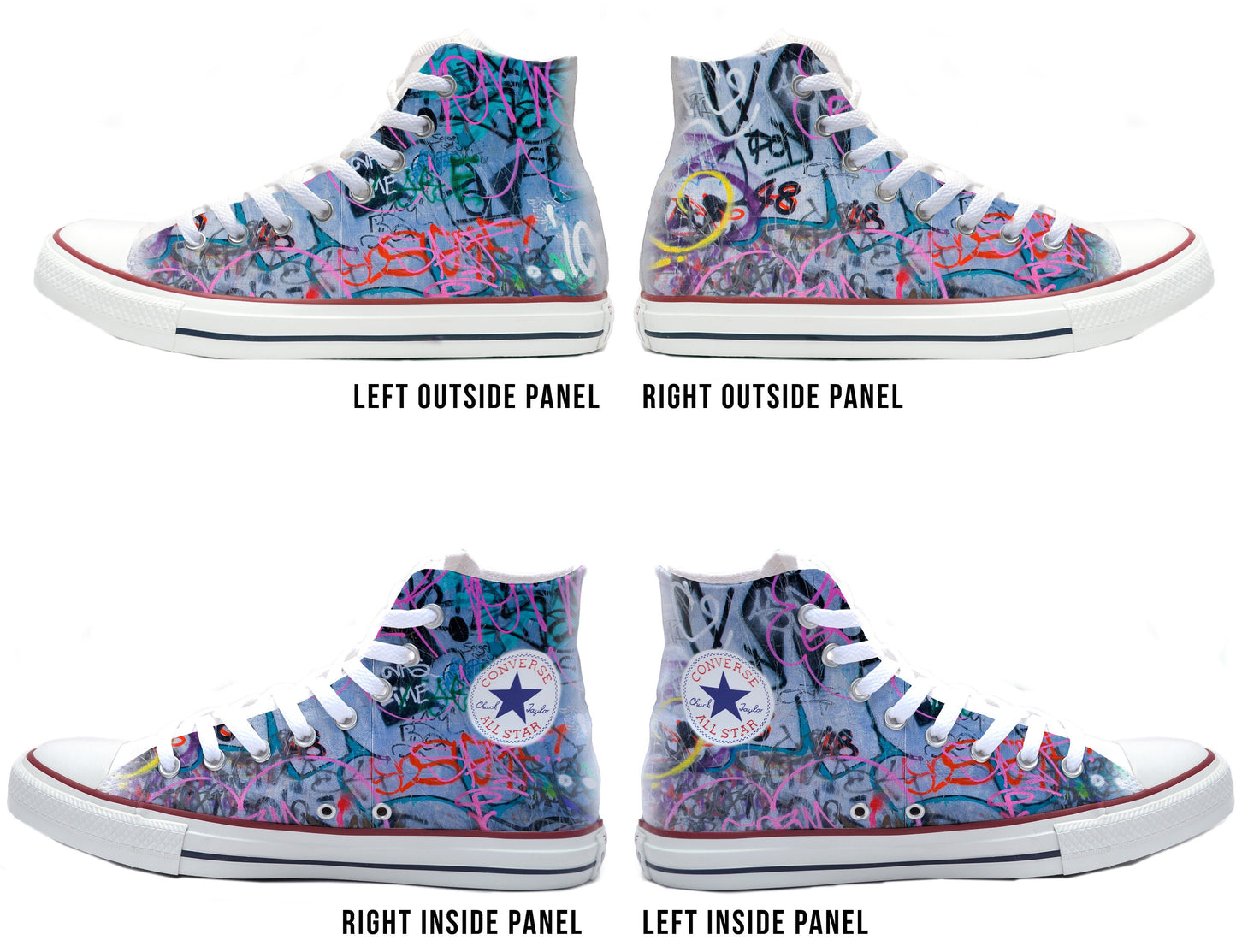 Graffiti Converse Chucks High Top Shoes