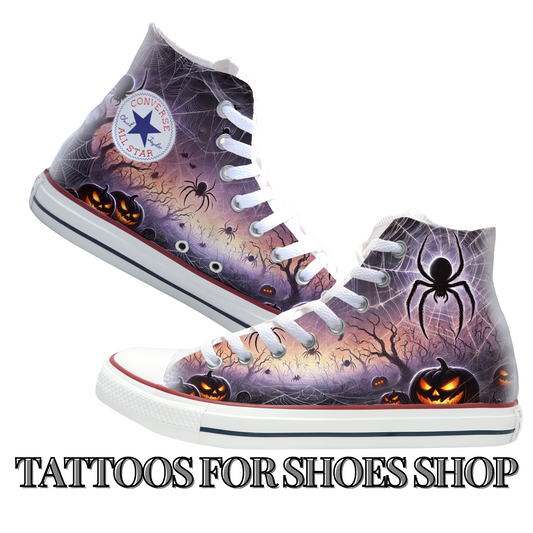 Creepy Crawly Converse Chucks High Top Shoes