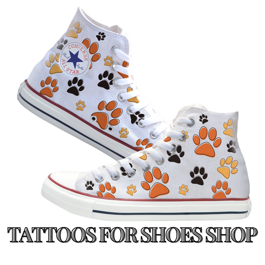 Paws Converse Chucks High Top Shoes