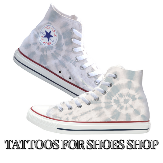 Tie Dye Vintage Converse Chucks High Top Shoes