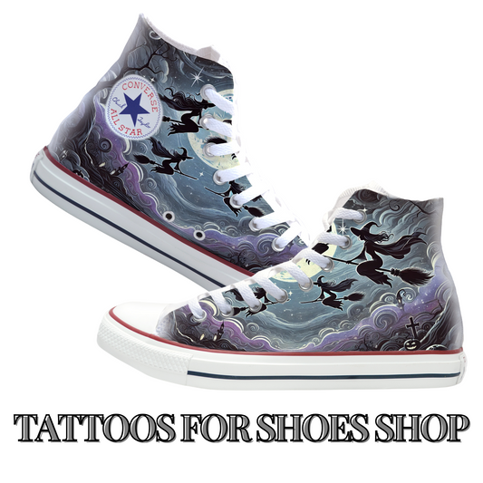 Witchy Walkers Converse Chucks High Top Shoes