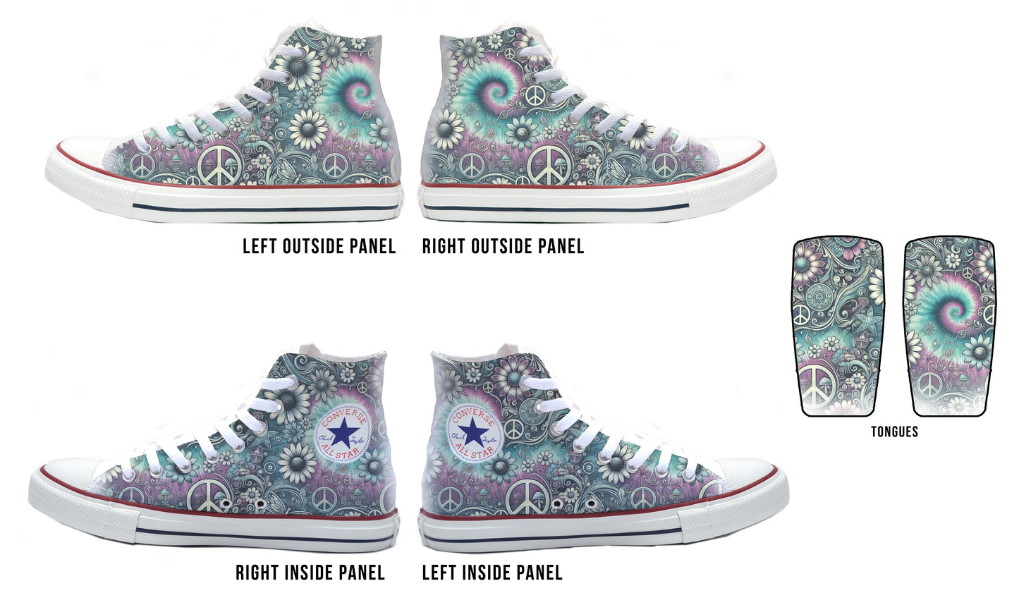 Groovy Soles Series 004 Converse Chucks High Top Shoes