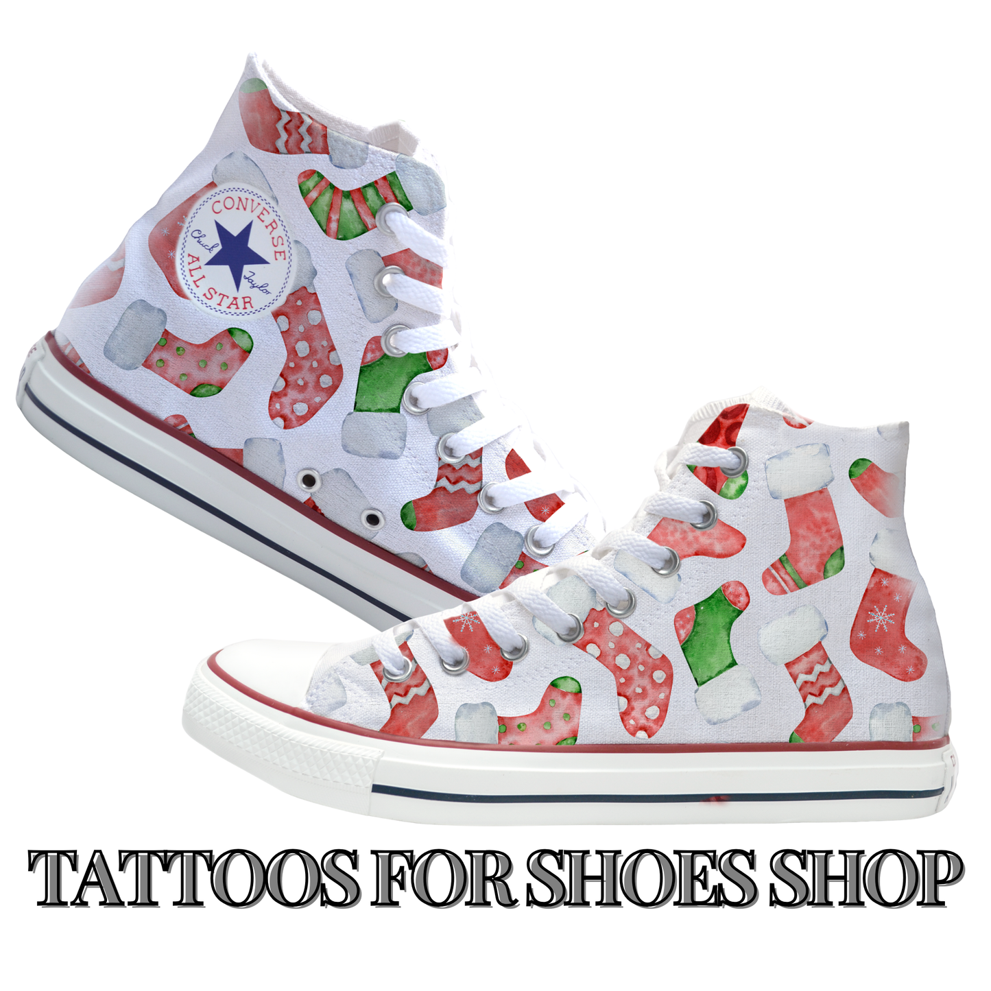 Socks On My Shoes Converse Chucks High Top Shoes