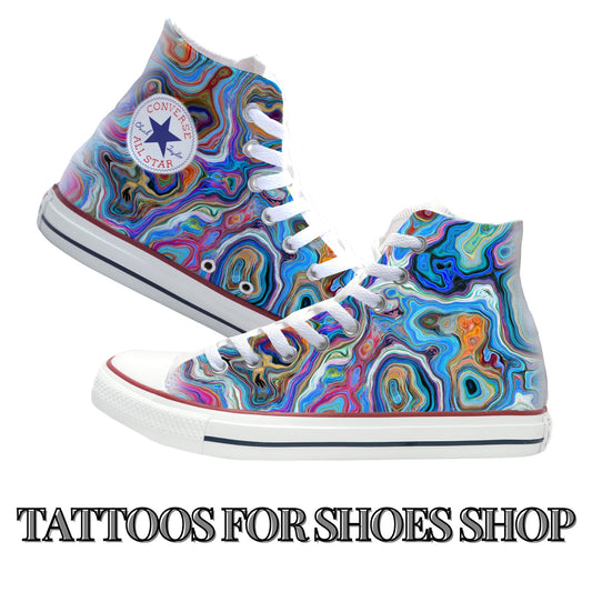 Marble Magic Converse Chucks High Top Shoes