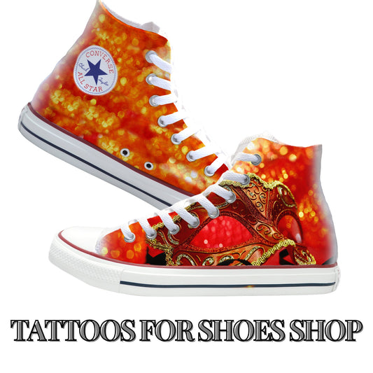 Masquerade Converse Chucks High Top Shoes