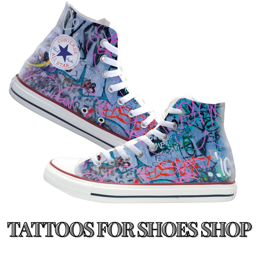 Graffiti Converse Chucks High Top Shoes